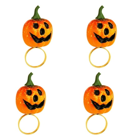 Hemoton 4Pcs Pumpkin Shaped Napkin Buckle Halloween Napkin Ring Table Accessory Orange
Hemoton 4Pcs Pumpkin Shaped Napkin Buckle Halloween Napkin Ring Table Accessory Orange