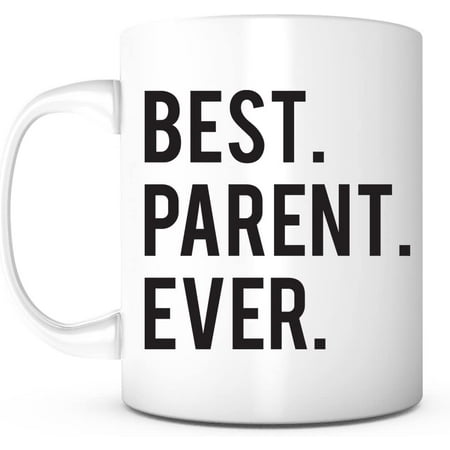 

Best Parent Ever Mug- Mother s Day Father s Day Christmas Birthday Present Parent Appreciation Coffee Mug for Mom Dad Office Mug Parent Mug Mother Father Thank You Ideas New Parent