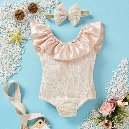 PEONAVET Toddler Baby Girls Onepiece Swimsuit Infant Girl Ruffle Summer Swimwear Sleeveless Bathing Suit Little Girl Sunsuit for 5-6 Years - Summer Savings Clearance
PEONAVET Toddler Baby Girls Onepiece Swimsuit Infant Girl Ruffle Summer Swimwear Sleeveless Bathing Suit Little Girl Sunsuit for 5-6 Years - Summer Savings Clearance