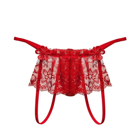 dmqupv Womens Panties Women Thong Panties Thong Lace Pants Ladies Briefs Underwear Red One Size
dmqupv Womens Panties Women Thong Panties Thong Lace Pants Ladies Briefs Underwear Red One Size