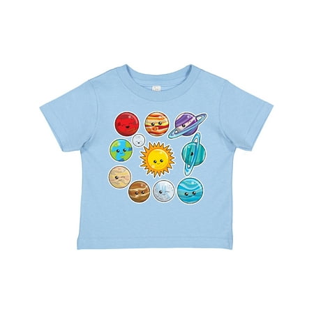 Inktastic Happy Sun Moon and Planets Gift Toddler Boy or Toddler Girl T-Shirt