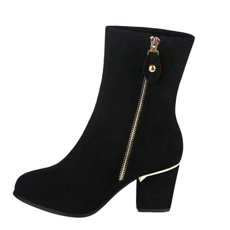 Ykohkofe Fashion Women s Shoes Chunky Heels Pure Color Thermal Short Leather Boots Black 8.5
Ykohkofe Fashion Women s Shoes Chunky Heels Pure Color Thermal Short Leather Boots Black 8.5