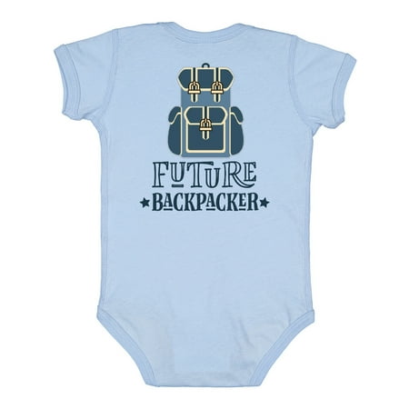 Inktastic Hiking Future Backpacker Gift Baby Boy or Baby Girl Bodysuit