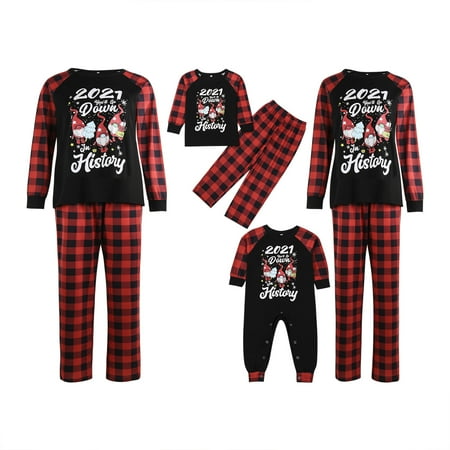 Frobukio Family Pajamas Sets Christmas PJ s Long Sleeve Print Tops Plaid Pants Dad Mom Baby Kids Sleepwear Red 6-9 Months
Frobukio Family Pajamas Sets Christmas PJ s Long Sleeve Print Tops Plaid Pants Dad Mom Baby Kids Sleepwear Red 6-9 Months