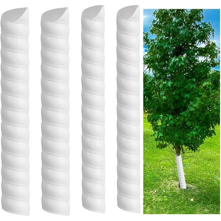 4pcs Tree Trunk Protectors Plastic Spiral Tree Guards Tree Bark Protectors for Protecting Saplings Plants from Rodents Deer Rabbit Mowers
4pcs Tree Trunk Protectors Plastic Spiral Tree Guards Tree Bark Protectors for Protecting Saplings Plants from Rodents Deer Rabbit Mowers