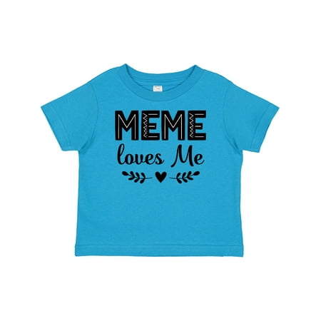 Inktastic Meme Loves Me Baby Clothes Gift Baby Girl T-Shirt