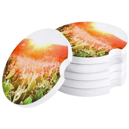 ZHANZZK Summer Cactus and Sunshine Set of 2 Car Coaster for Drinks Absorbent Ceramic Stone Coasters Cup Mat with Cork Base for Home Kitchen Room Coffee Table Bar Decor
ZHANZZK Summer Cactus and Sunshine Set of 2 Car Coaster for Drinks Absorbent Ceramic Stone Coasters Cup Mat with Cork Base for Home Kitchen Room Coffee Table Bar Decor