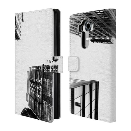 OFFICIAL HAROULITA BLACK WHITE 2 LEATHER BOOK WALLET CASE COVER FOR LG PHONES 2