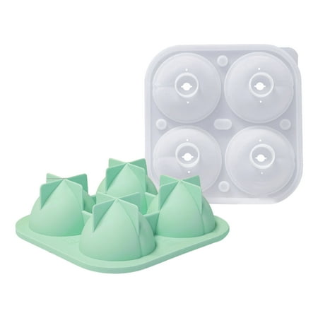 Skys Ice Cube Tray Super Soft Exquisite Shape Silicone 4-Hole Flexible Ice Ball Tray with Lid Ice Cube Making Gadget for Home
Skys Ice Cube Tray Super Soft Exquisite Shape Silicone 4-Hole Flexible Ice Ball Tray with Lid Ice Cube Making Gadget for Home