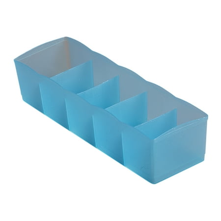 Franhais 5 Slots Storage Box Solid Clothes Drawer Divider for Underwear Bras Socks Cosmetic
Franhais 5 Slots Storage Box Solid Clothes Drawer Divider for Underwear Bras Socks Cosmetic