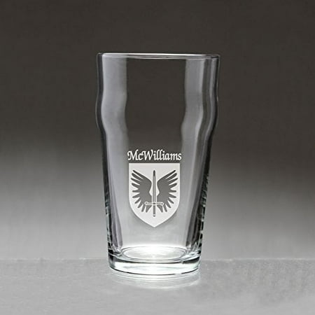 McWilliams Irish Coat of Arms Pub Glasses - Set of 4 (Sand Etched)
McWilliams Irish Coat of Arms Pub Glasses - Set of 4 (Sand Etched)