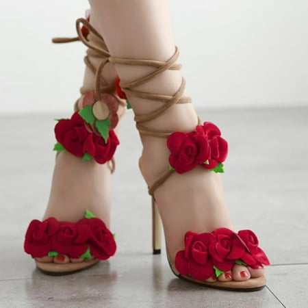 Tangnade women Shoes Women s Summer Flower Slippers Open Toe Strap High Heels Shoes Beige 37
Tangnade women Shoes Women s Summer Flower Slippers Open Toe Strap High Heels Shoes Beige 37