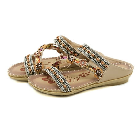 Cathalem Summer Fashion Women Casual Open Toe Flat Flowers Rhinestone Comfortable Soft Bottom Thong Sandals for Women 11 Beige 9
Cathalem Summer Fashion Women Casual Open Toe Flat Flowers Rhinestone Comfortable Soft Bottom Thong Sandals for Women 11 Beige 9