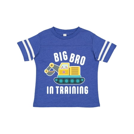 Inktastic Big Bro in Training with Bulldozer Gift Toddler Boy Girl T-Shirt