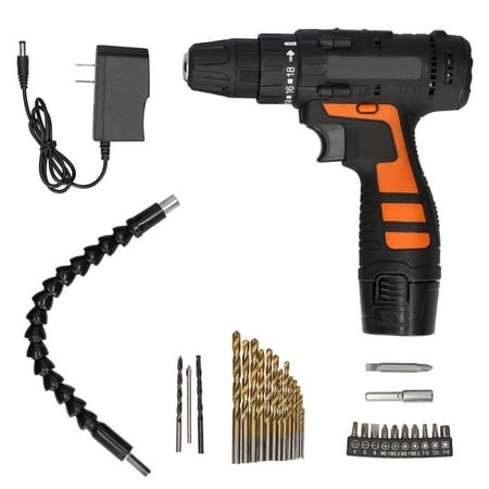 12V Electric Drill Set with Powerful Motor Cordless Screwdriver with Built-in Battery Multifunctional Power Driver Easy to Use for Home Indoor Outdoor
12V Electric Drill Set with Powerful Motor Cordless Screwdriver with Built-in Battery Multifunctional Power Driver Easy to Use for Home Indoor Outdoor