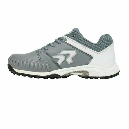 Softball Shoes Ringor Flite Softball Turf Shoes w/ Pitching Toe Women s - Gray