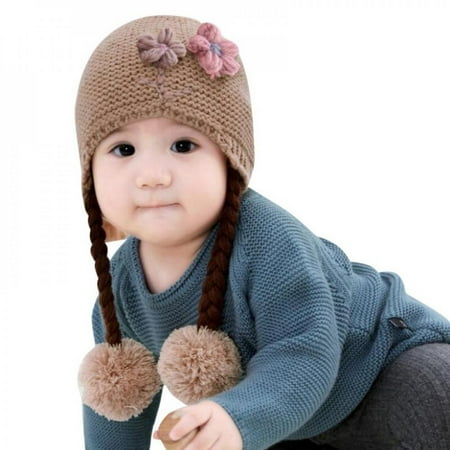 Baby Girl Boy Hats Flower Pattern Knitting Caps with Ball Beanie Kids Headwrap Ear Warmer 6-24months Red/yellow/pink/brown/gray
Baby Girl Boy Hats Flower Pattern Knitting Caps with Ball Beanie Kids Headwrap Ear Warmer 6-24months Red/yellow/pink/brown/gray