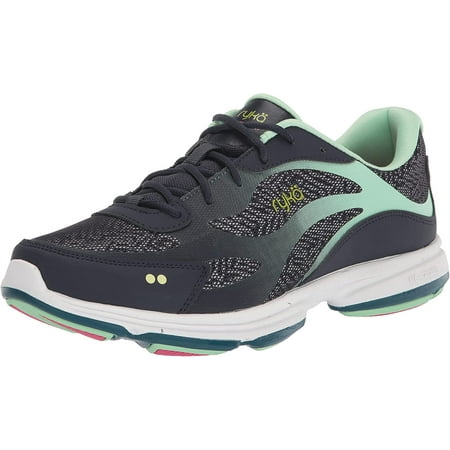 Ryka Womens Devotion Reflect Sneaker 9 Wide Navy Blue