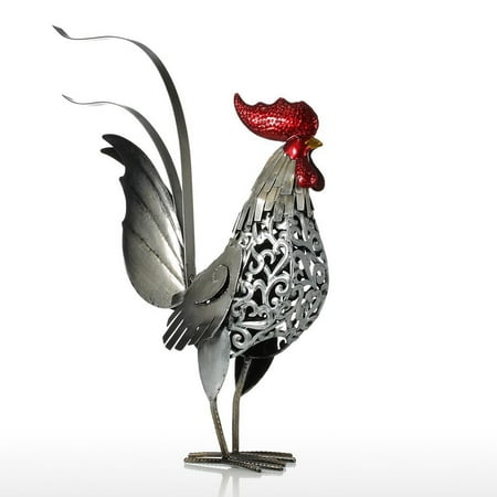 Tick Flower Tin Rooster Garden Courtyard Decoration Wrought Iron Big Rooster Ornaments Creative Golden Rooster Crafts
Tick Flower Tin Rooster Garden Courtyard Decoration Wrought Iron Big Rooster Ornaments Creative Golden Rooster Crafts