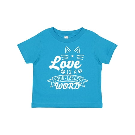 Inktastic Love is a 4 Legged Word with Cat Ears and Whiskers Gift Toddler Boy or Toddler Girl T-Shirt
Inktastic Love is a 4 Legged Word with Cat Ears and Whiskers Gift Toddler Boy or Toddler Girl T-Shirt