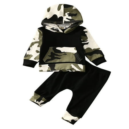 Huyghdfb Baby Boys Autumn Clothes Set Long Sleeve Camouflage Hooded Tops Long Pants
Huyghdfb Baby Boys Autumn Clothes Set Long Sleeve Camouflage Hooded Tops Long Pants