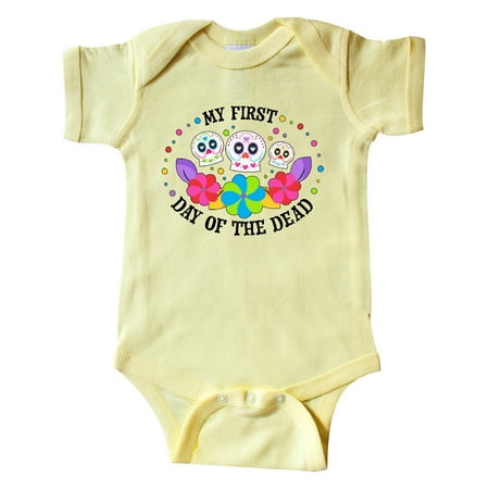 Inktastic My 1st Day of the Dead with Sugar Skulls and Flowers Gift Baby Boy or Baby Girl Bodysuit
Inktastic My 1st Day of the Dead with Sugar Skulls and Flowers Gift Baby Boy or Baby Girl Bodysuit