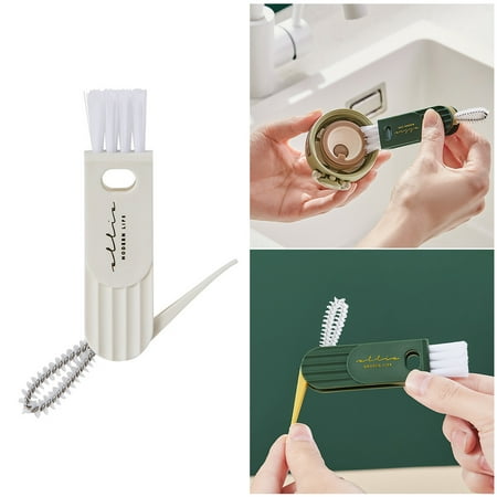 YSEINBH Three In One Vacuum Cup Cover Brush For Household Use No Dead Corner Cleaning Cup Mouth Cleaning Bottle Cup Brush