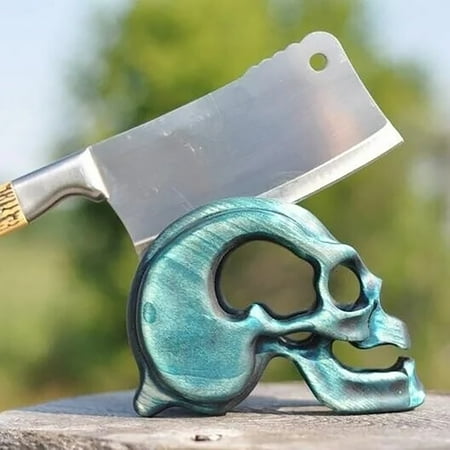 Medcursor Skull Knife Stand For Kitchen Knife Kitchen Knife Holder Tool Skull Decoration