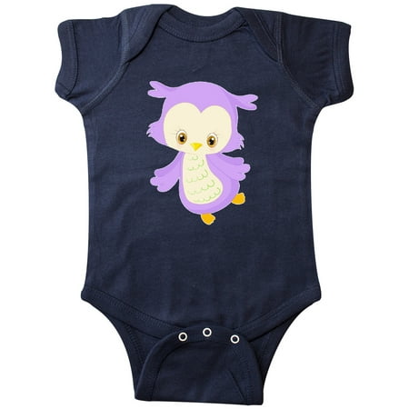Inktastic Cute Purple Bird Gift Baby Boy or Baby Girl Bodysuit
