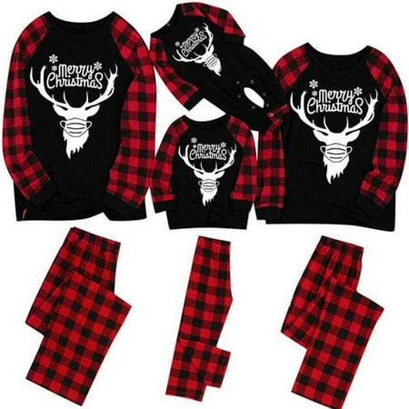 Matching Family Christmas Pajamas Set Plaid Letter Elk Print Sleepwear Xmas Pjs Set for Family Couples
Matching Family Christmas Pajamas Set Plaid Letter Elk Print Sleepwear Xmas Pjs Set for Family Couples