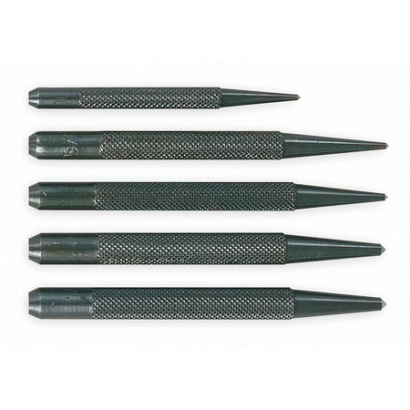 Mitutoyo Center Punch Set W/Pouch 3 and 4 In 5 Pc 985-138