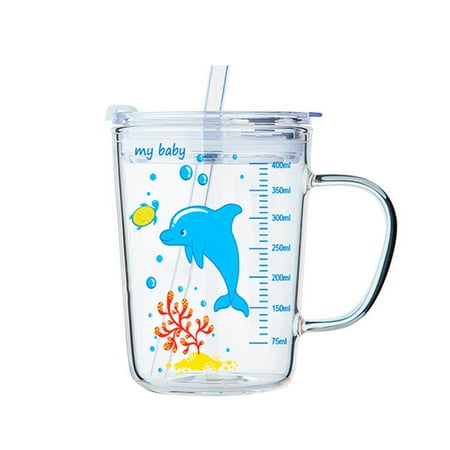NUOLUX Glass Measuring Cup Children s Milk Cup with Scale Microwave Measuring Cup Transparent Scale Cup (Dolphin Pattern)
NUOLUX Glass Measuring Cup Children s Milk Cup with Scale Microwave Measuring Cup Transparent Scale Cup (Dolphin Pattern)