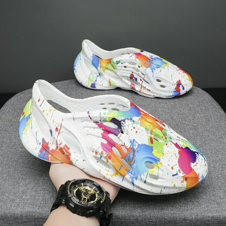 Men Women Clogs Foam Runner Shoes Casual Sports Shoes Lightweight Walking Sneakers Non-Slip Water Shoes Slip-On Outdoor Indoor Summer Beach Sandals Breathable Cloud Slides Slippers
Men Women Clogs Foam Runner Shoes Casual Sports Shoes Lightweight Walking Sneakers Non-Slip Water Shoes Slip-On Outdoor Indoor Summer Beach Sandals Breathable Cloud Slides Slippers