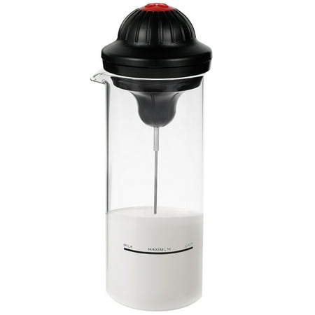 SESAVER Milk Mixer Cup Stainless Steel Multi-Purpose Automatic Mixer Jug Electric High Efficient Coffee Frother Battery Milk Bub
