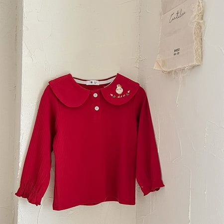 Geire Girls Fall Comfy Long Sleeve Shirts Soft Doll Neck Cute Printed Girls Basic Long-Sleeve Versatile T-Shirts Toddlers Tagless Tees for 2-11 Years
Geire Girls Fall Comfy Long Sleeve Shirts Soft Doll Neck Cute Printed Girls Basic Long-Sleeve Versatile T-Shirts Toddlers Tagless Tees for 2-11 Years