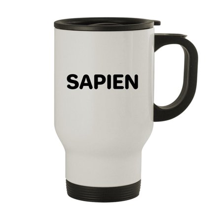 Sapien - 14oz Stainless Steel Travel Mug White