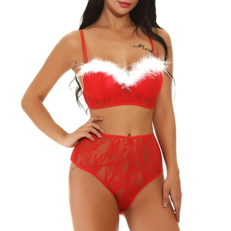 Fatuov Womens Lingerie Sets Christmas Suit Role Play Stage Dress Sexy Underwear Pajamas Two Piece Set On Sale
Fatuov Womens Lingerie Sets Christmas Suit Role Play Stage Dress Sexy Underwear Pajamas Two Piece Set On Sale