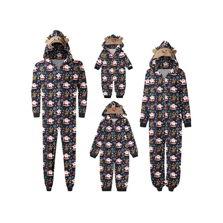 Family Matching Christmas Jumpsuits Pajamas Letter/Santa/Tree/Print Hooded Long Sleeve Playsuits Autumn Zipper Long Rompers
Family Matching Christmas Jumpsuits Pajamas Letter/Santa/Tree/Print Hooded Long Sleeve Playsuits Autumn Zipper Long Rompers