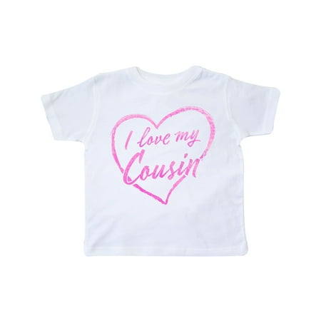 Inktastic I Love My Cousin in Pink Chalk Heart Gift Toddler Boy or Toddler Girl T-Shirt
Inktastic I Love My Cousin in Pink Chalk Heart Gift Toddler Boy or Toddler Girl T-Shirt