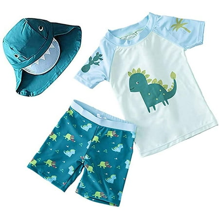 Baby Toddler Boys 3-Piece Swimsuit Set Blue Swimsuit Rash Guards Sunsuit Swimwear with Hat UPF 50+ FBA
Baby Toddler Boys 3-Piece Swimsuit Set Blue Swimsuit Rash Guards Sunsuit Swimwear with Hat UPF 50+ FBA