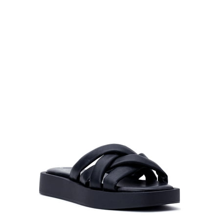 Time and Tru Women s Xband Demi Wedge Sandal