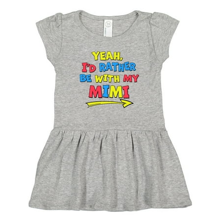 Inktastic Yeah I d Rather Be with My Mimi in Red Yellow and Blue Gift Toddler Girl Dress
Inktastic Yeah I d Rather Be with My Mimi in Red Yellow and Blue Gift Toddler Girl Dress