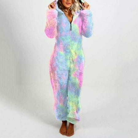 Women s Jumpsuit Women Long Sleeve Hooded Jumpsuit Pajamas Casual Winter Warm Rompe Sleepwear
Women s Jumpsuit Women Long Sleeve Hooded Jumpsuit Pajamas Casual Winter Warm Rompe Sleepwear
