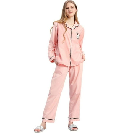 Sales Promotion!Women Long-sleeved Pajamas Suits Soft Cotton Solid Color Home Service Ladies Spring and Summer Nightwear Set Cardigan 2XL
Sales Promotion!Women Long-sleeved Pajamas Suits Soft Cotton Solid Color Home Service Ladies Spring and Summer Nightwear Set Cardigan 2XL