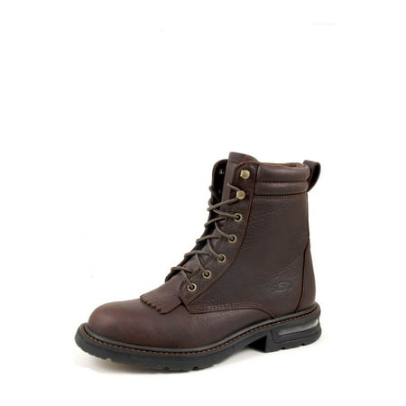 Roper Work Boots Mens Leather Lace Up 10 W Brown 09-020-1431-0775 BR