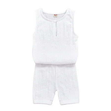 Baby Girls Clothes Baby Essentials Newborn Infant Baby Girls Boys Sleeveless Solid Tops+Short Pants Set on Clearance
Baby Girls Clothes Baby Essentials Newborn Infant Baby Girls Boys Sleeveless Solid Tops+Short Pants Set on Clearance