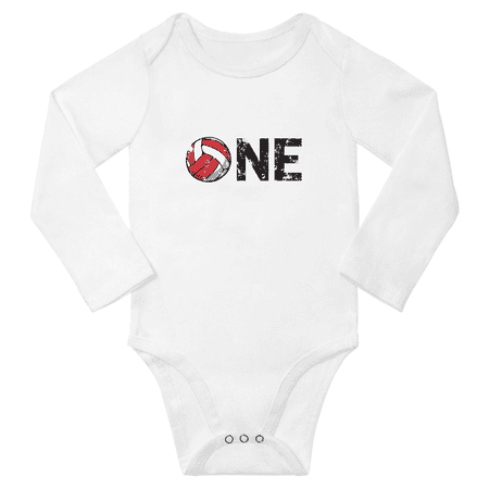 Volleyball One Year Old First Birthday Cute Baby Long Sleeve Boy Girl Clothing Gift (White 6-12M)
Volleyball One Year Old First Birthday Cute Baby Long Sleeve Boy Girl Clothing Gift (White 6-12M)