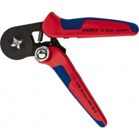 Knipex 7-1/8 OAL Crimping Pliers Plastic PVC Handle