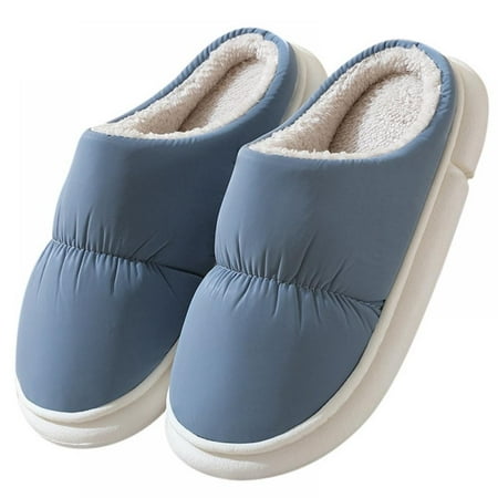 Slippers for Mens Winter Home Indoor Warm Thick Sole Waterproof down Cotton Shoes Soft Plush Fleece Indoor Outdoor Shoes
Slippers for Mens Winter Home Indoor Warm Thick Sole Waterproof down Cotton Shoes Soft Plush Fleece Indoor Outdoor Shoes