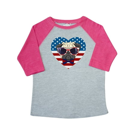 Inktastic Pug Dog Patriotic US Flag Heart Gift Toddler Boy or Toddler Girl T-Shirt
Inktastic Pug Dog Patriotic US Flag Heart Gift Toddler Boy or Toddler Girl T-Shirt